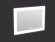Зеркало DESIGN PRO часы с подсветкой, прямоугольное, Cersanit Led, арт. KN-LU-LED060*80-p-Os
