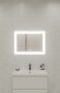 Зеркало DESIGN PRO часы с подсветкой, прямоугольное, Cersanit Led, арт. KN-LU-LED060*80-p-Os