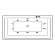 Акриловая ванна Crown Grand 190x90 с гидромассажем Excellent, WAEX.CRG19.SMART.BR