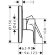 Смеситель для душа, 72668000 Rebris Hansgrohe, цвет: e хром