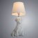Настольная лампа, вид дизайнерский Bobby Arte Lamp цвет:  белый - A1512LT-1WH