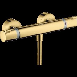 Hansgrohe смеситель для душа с термостатом, Ecostat Comfort, глянцевое золото арт. 13116990 Hansgrohe смеситель для душа с термостатом, Ecostat Comfort, глянцевое золото арт. 13116990