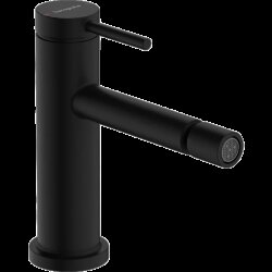 Hansgrohe смеситель для биде со сливным гарнитуром, Tecturis E, матовый черный арт. 73201670