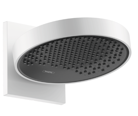 Hansgrohe верхний душ с настенным креплением, Rainfinity, матовый белый арт. 26226700