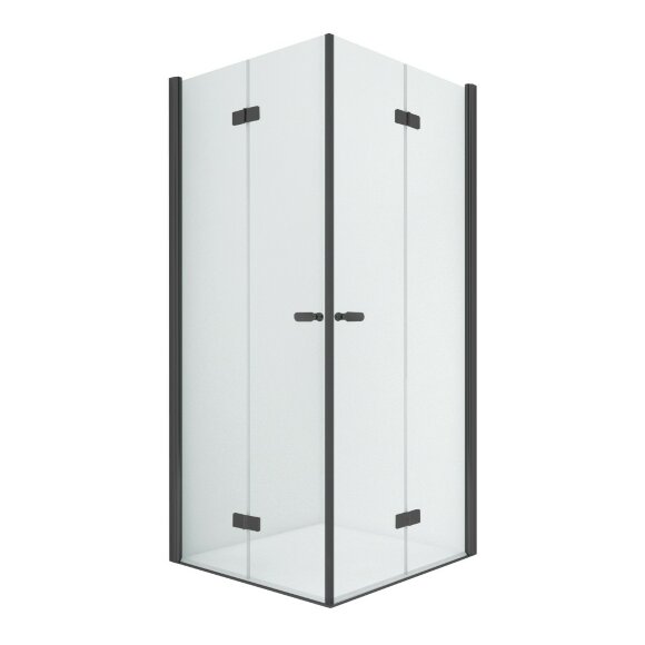 Душевое ограждение 2D 90x70x195 New soleo black New Trendy черный арт. D-0235A/D-0237A
