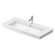 Раковина накладная 105х49см, с переливом, с 1 отв., DURAVIT White Tulip - 2363100000 цвет: белый