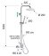 Душевая стойка Remer SQ 3W37X7MDEC20, цвет: хром