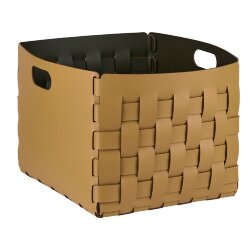 Корзинка Bottega ADJ Италия, 35x40xH30 цвет: горчичный (оливковый) арт. 1048.40/55 Корзинка Bottega ADJ Италия, 35x40xH30 цвет: горчичный (оливковый) арт. 1048.40/55