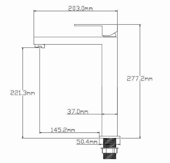 Смеситель NT9001HBG ADIGO HBG NT BAGNO цвет: черный матовый, рукоятка розовое золото