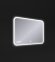 Зеркало DESIGN PRO bluetooth часы с подсветкой, прямоугольное, Cersanit Led, арт. KN-LU-LED070*80-p-Os