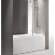 Шторка на ванну ECO Хром Cezares - ECO-O-V-21-120/140-C-Cr