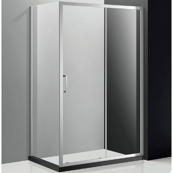 Душевой уголок MOLVENO Хром Cezares - MOLVENO-AH-11-120/100-C-Cr-IV
