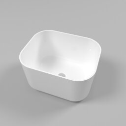 Раковина 50х40 Whitecross Lazurit 0713.050040.100 цвет: белый глянец