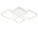 Потолочная светодиодная люстра Acrylica Original хай-тек FA9541, Ambrella light цвет: белый