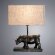 Настольная лампа, вид дизайнерский Clark Arte Lamp цвет:  серый - A4376LT-1BS
