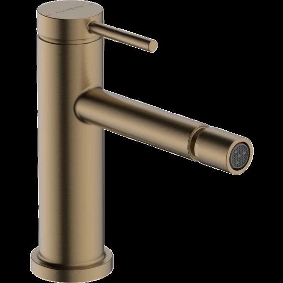 Hansgrohe смеситель для биде со сливным гарнитуром, Tecturis S, матовая бронза арт. 73201140