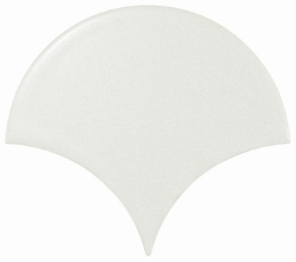 Керамическая плитка для стен EQUIPE SCALE 21977 White Matt Fan 10,6x12 см
