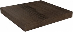 Kerama Marazzi Про Вуд DL501700R\GCD Коричневая клееная правая 33x33 - Угловая ступень