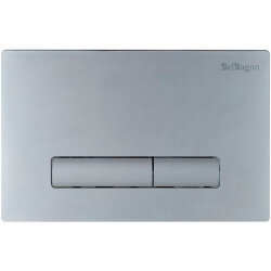BelBagno Клавиша смыва хром матовый, GENOVA, арт. BB020-GV-CHROME.M