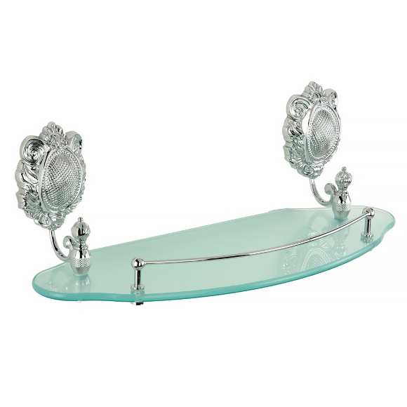 Полка c галереей, L40 см, Migliore Cleopatra, хром арт. 16665