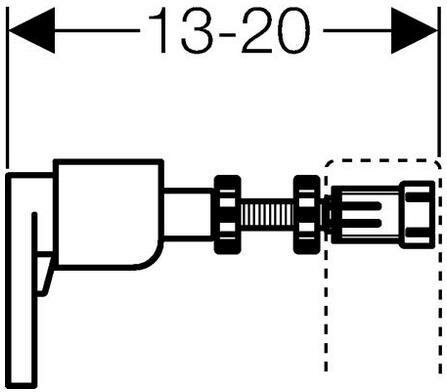 Комплект крепления для инсталляций к стене Geberit Duofix 111.815.00.1