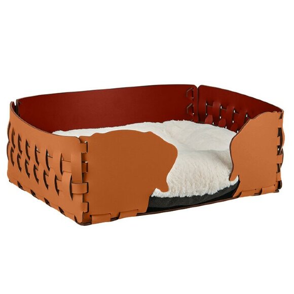 Лежанка Dog ADJ Италия, 35x20xH15 цвет: коньяк (бордо) арт. 1550D.09/30