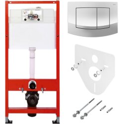 Tece Инсталляция для подвесного унитаза с кнопкой смыва Profil - 9400405