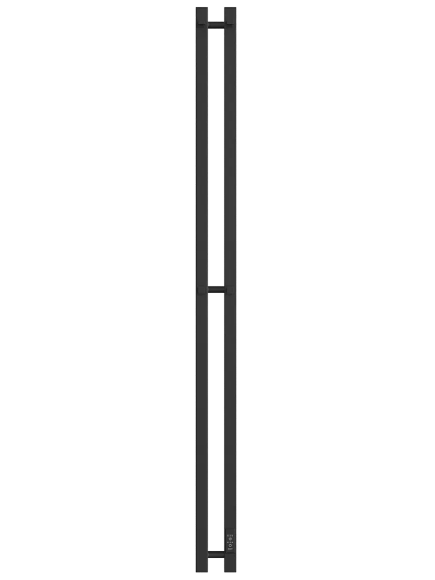 Полотенцесушитель X-2 plaza neo 160/8 электрический Двин, чёрный матовый арт. 4657801241154
