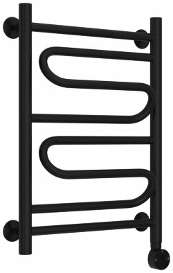 Электрический полотенцесушитель Формат 22 600х400 правый Стилье, 31522-6040 цвет: матовый чёрный Электрический полотенцесушитель Формат 22 600х400 правый Стилье, 31522-6040 цвет: матовый чёрный