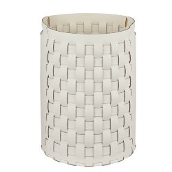 Круглая корзина для белья Bottega ADJ Италия, D40xH57 цвет: белый (панна котта) арт. 1057.10/16