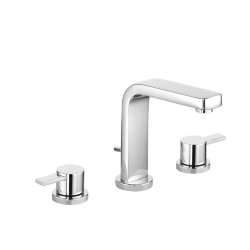 Смеситель для умывальника на 3 отверстия, хром глянцевый, ZENTA Kludi арт. 383930575