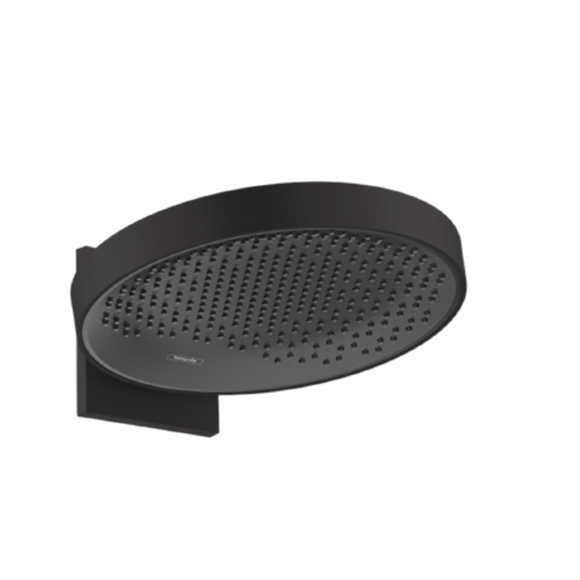 Верхний душ Hansgrohe Rainfinity L - 36 см, настенный, цвет: черный матовый, арт. 26230670