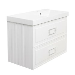 Тумба под раковину подвесная белая белый Cubo La Fenice арт. FNC-01-CUB-B-90-2 Тумба под раковину подвесная белая белый Cubo La Fenice арт. FNC-01-CUB-B-90-2