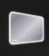 Зеркало DESIGN PRO bluetooth часы с подсветкой, прямоугольное, Cersanit Led, арт. KN-LU-LED070*100-p-Os