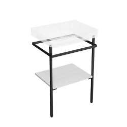 Металлическая структура 55 напольнаясм, Kerama Marazzi Pro, PRO.55.01\BLK.M цвет: черная матовая