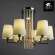Подвесная люстра, вид ретро Padova Arte Lamp цвет:  белый - A9490PL-6-1CC