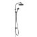 Hansgrohe душевая система Reno с переключателем потоков, Vernis Blend, матовый черный арт. 26272670
